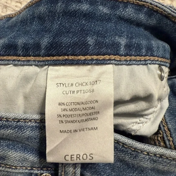 Ceros Stylish Blue Women's Skinny Jeans - Picture 10 of 10